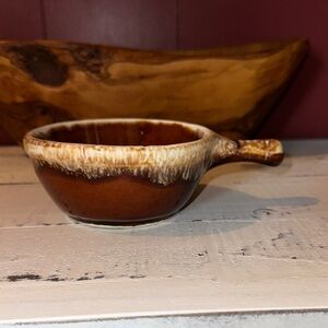 Kathy Kale Brown Soup Bowl with Handle